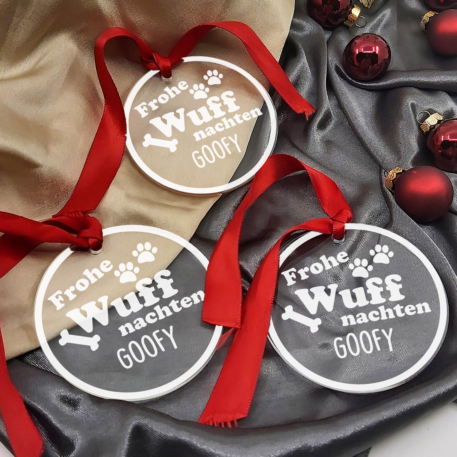 Frohe Wuffnachten - Weihnachtsdeko