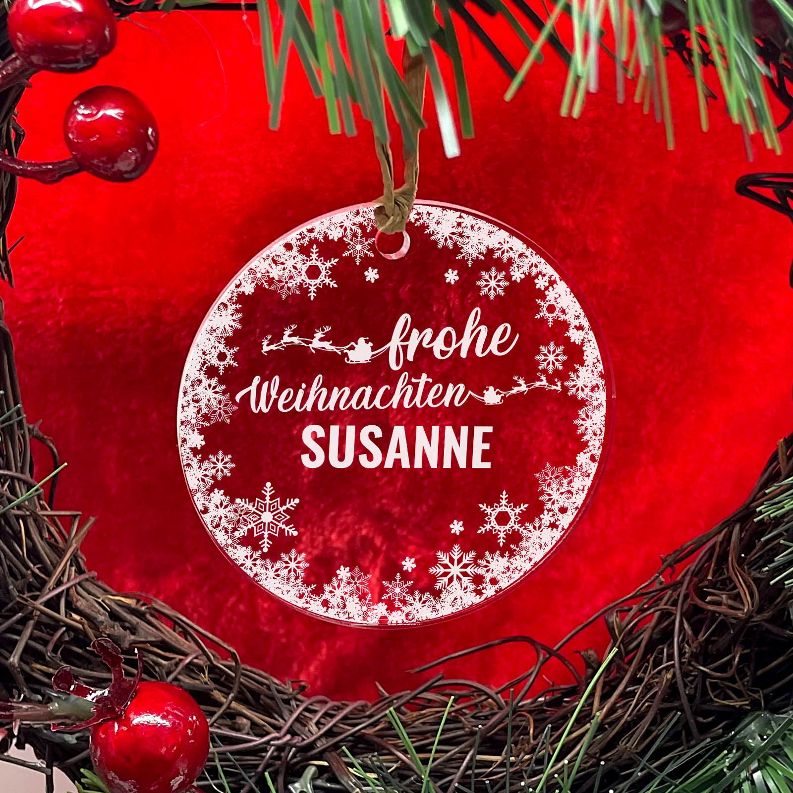 Frohe Weihnachten - Weihnachtsdeko