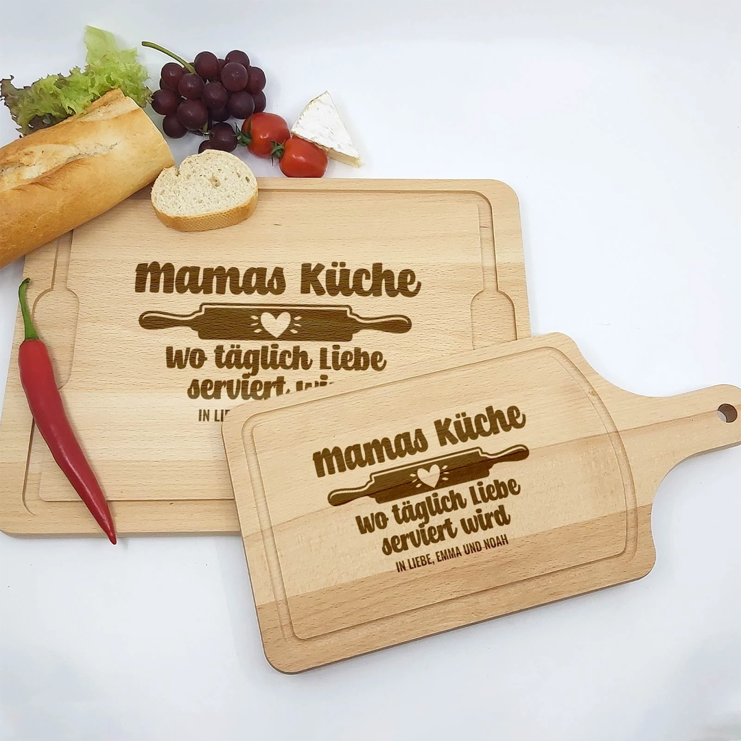 Mamas Küche Schneidebrett