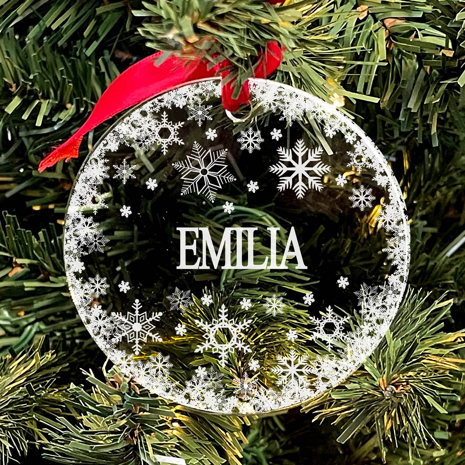 Schneeflocke mit Namen