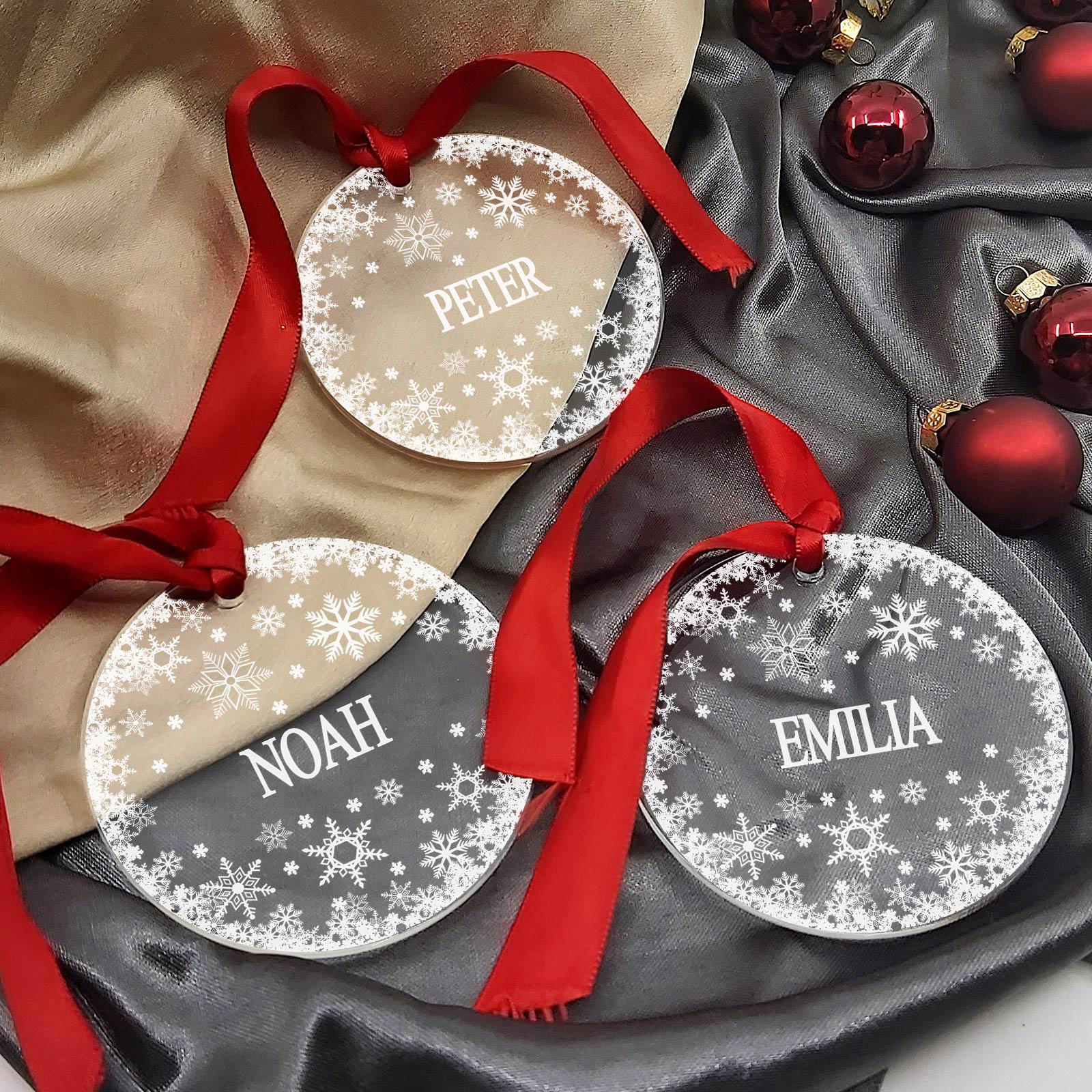 Schneeflocke mit Namen